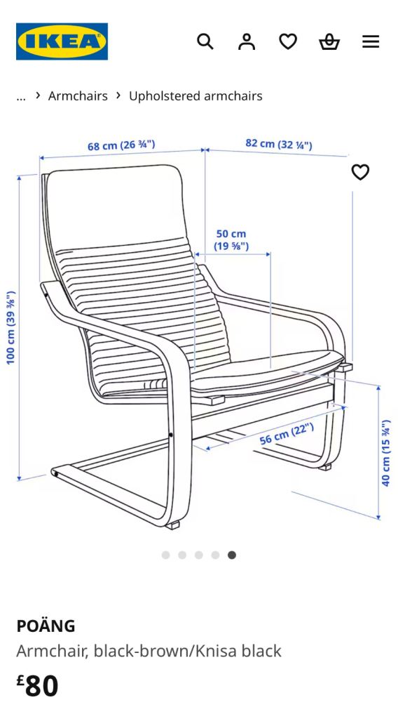 Ikea Poang armchair 