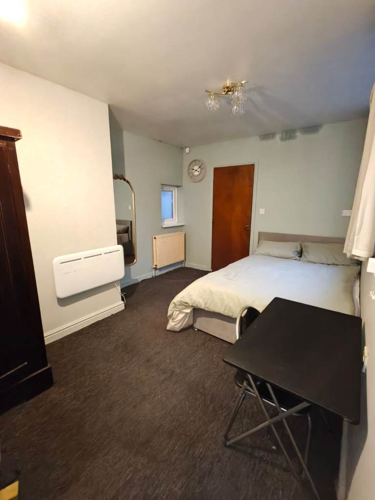 Furnished studio flat.