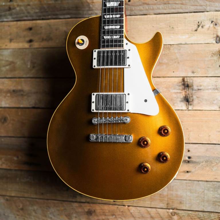 2002 Gibson Art & Historic Custom Shop 1957 Reissue Les Paul Goldtop ...