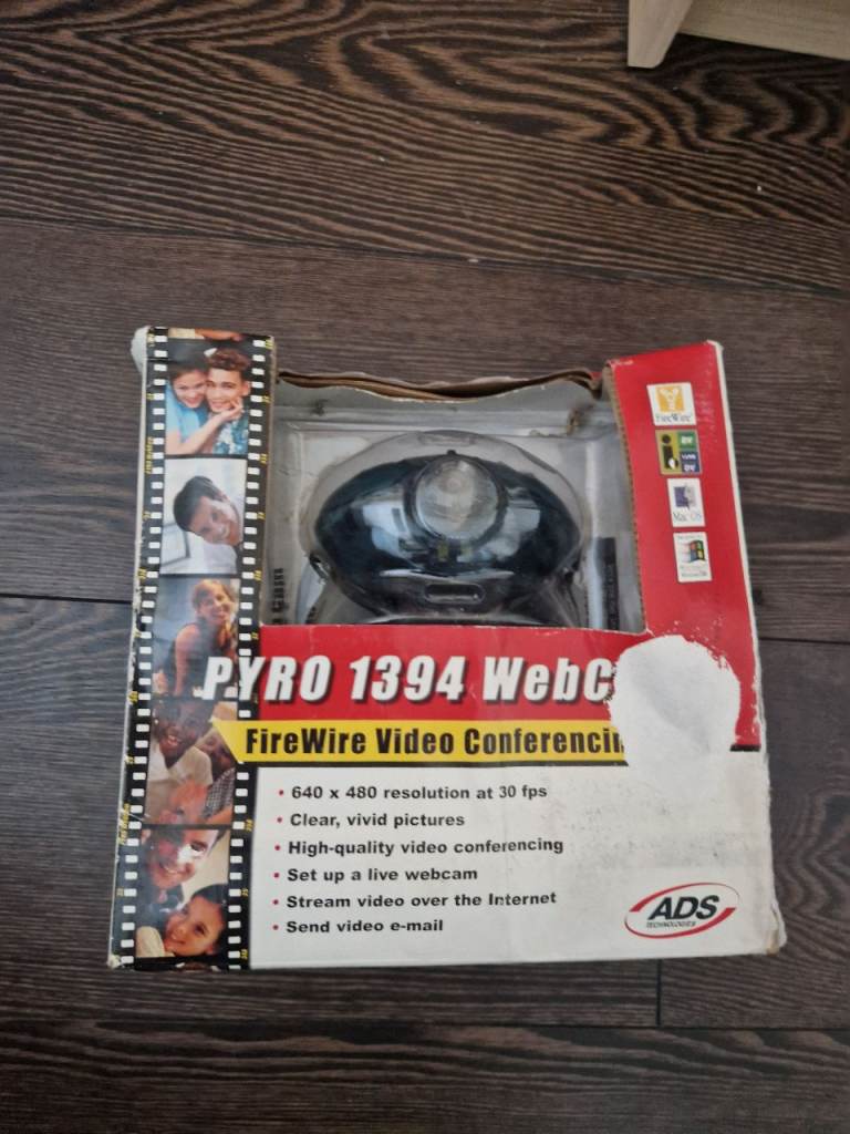 PYRO 1394 WebCam FireWire Video Conferencing - Good Condition