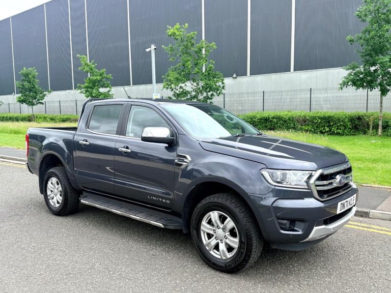 2022/71 FORD RANGER LIMITED 2.0 TDCI 213 PS ECOBLUE AUTO 4X4 PICKUP-GREY-LEATHER