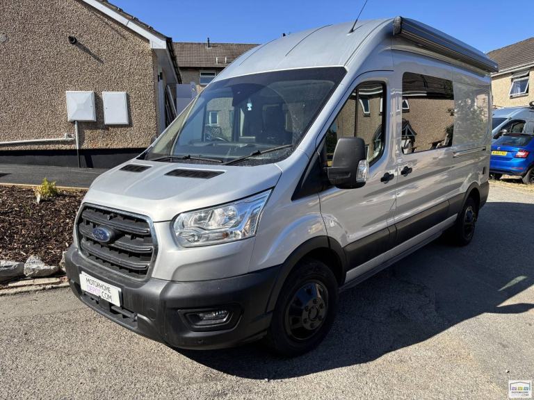 Ford Transit 2021 2 Berth 6 Belt Rear garage Race van Motorhome for sale