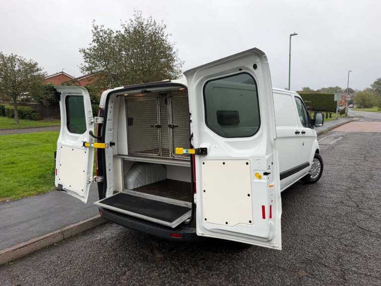 2018 18 FORD TRANSIT CUSTOM 2.0 TDCI ECOBLUE 170 340 L2 H1 DOG UNIT DOG VAN K9
