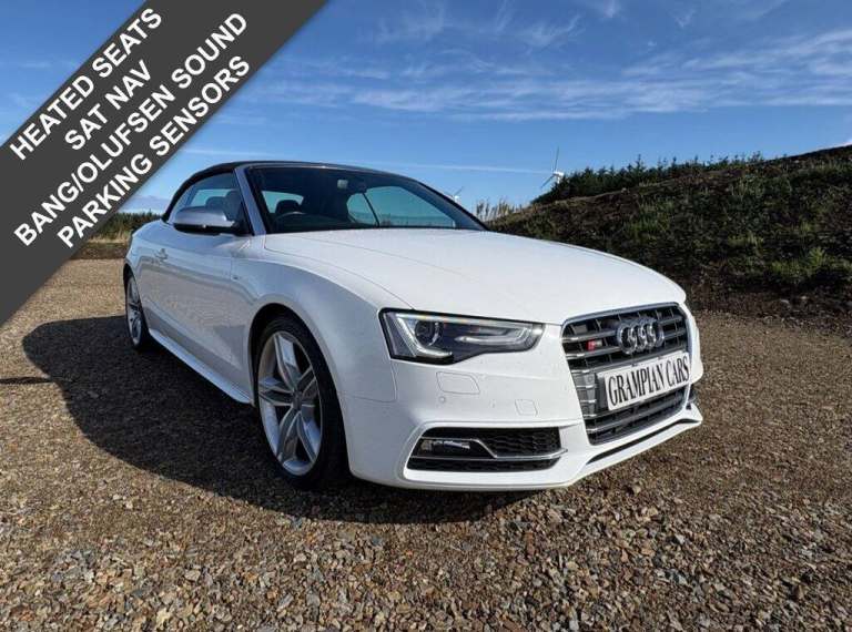 2014 Audi S5 3.0 TFSI V6 Cabriolet 2dr Petrol S Tronic quattro Euro 5 (s/s) (333 ps) Convertible ...