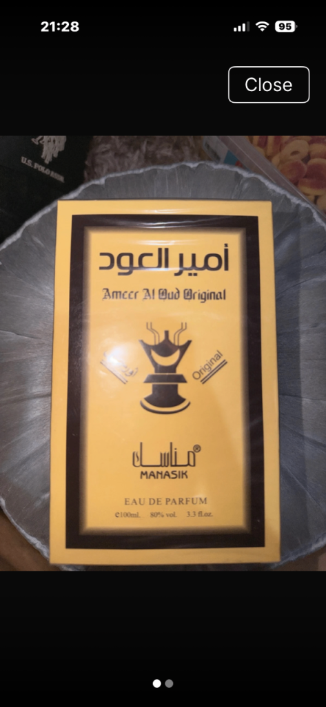 MANASIK Ameer Al Oud Original Eau de Parfum – New in Box