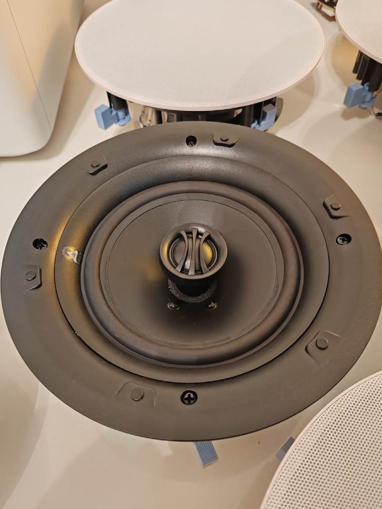 Origin Acoustics P60 6.5" 100 Watts RMS In-Ceiling Speakers, Better than KEF - tested