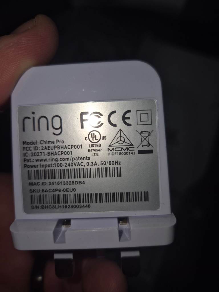 Ring door view cam & Chime pro 