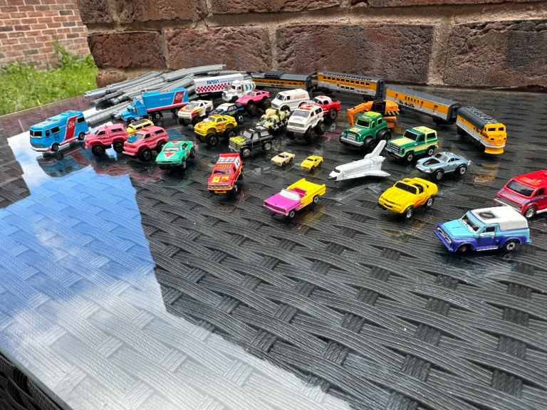 Micro machines & Rare Rio Grande micro machine train set