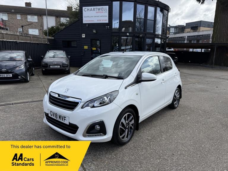 2018 Peugeot 108 1.2 PureTech Allure 5dr HATCHBACK Petrol Manual