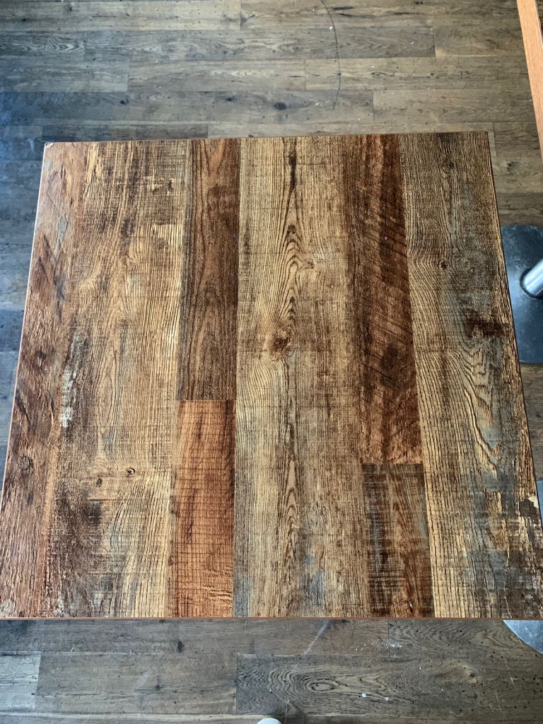 3 x bolero square cafe/bar tables