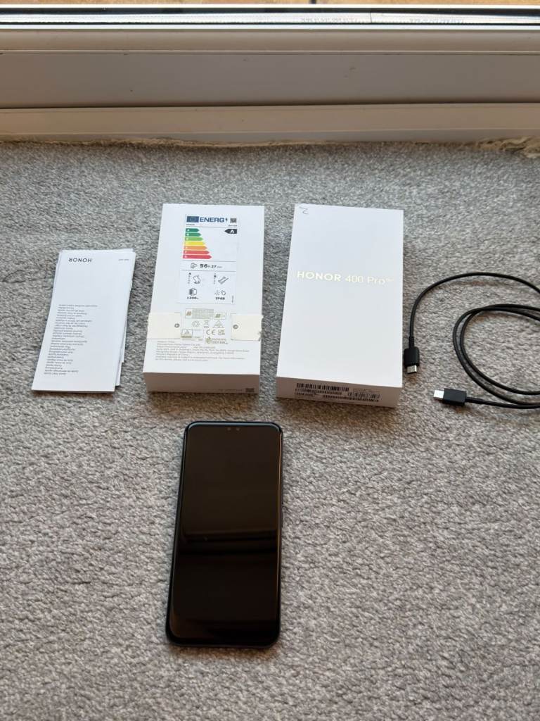HONOR 400 Pro 512GB 12GB RAM Dual SIM Midnight Black DNP-NX9