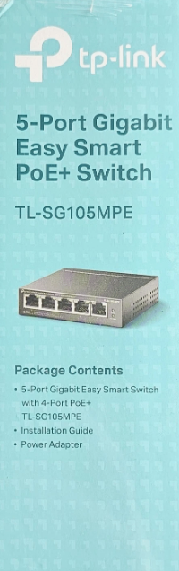 TP LINK TLSG105MPE POE 5 Port Switch