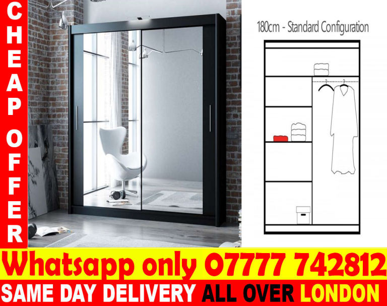 FSC- Wardrobe – Modern Design TWO & THREE DOOR 