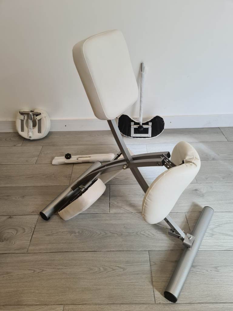 Portable Massage Chair - in blue and black