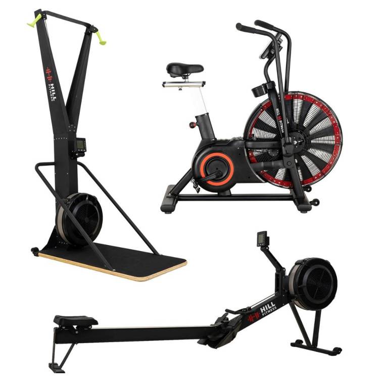 Air Series Cardio Bundle – Ski, Row & Bike (rowing erg machine exercise assault)