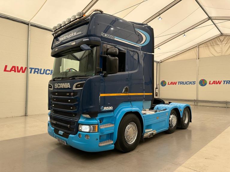 Scania R520 V8 6x2 Midlift Sleeper Cab Tractor Unit