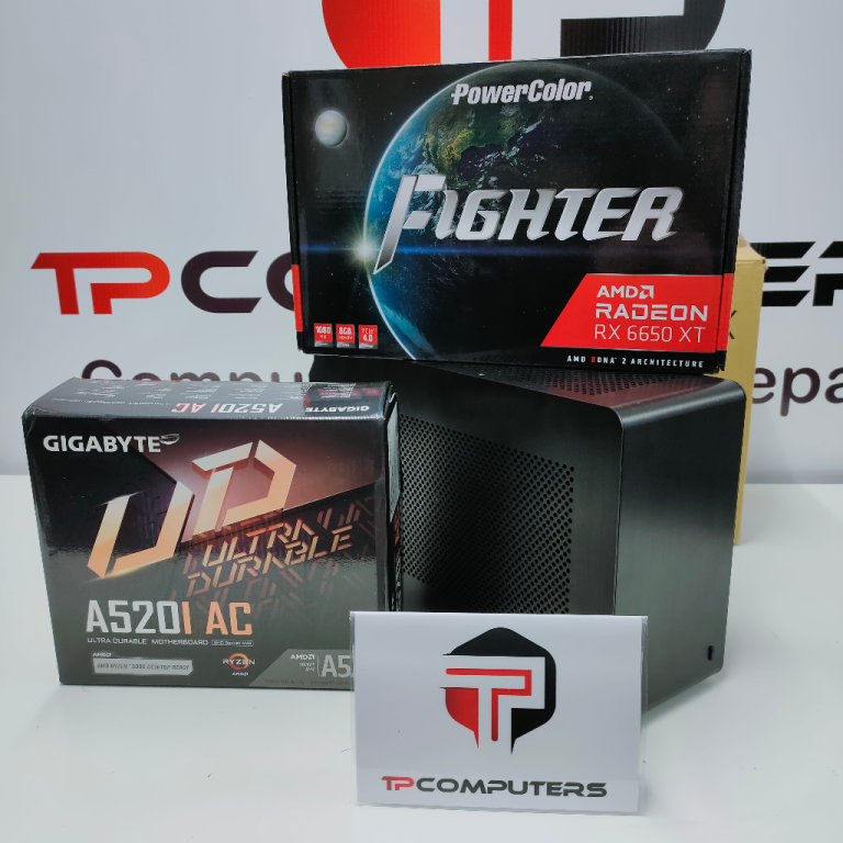 Mini Gaming Computer PC | Ryzen 5 5600X | 16GB RAM | 2TB SSD | RX 6650 XT