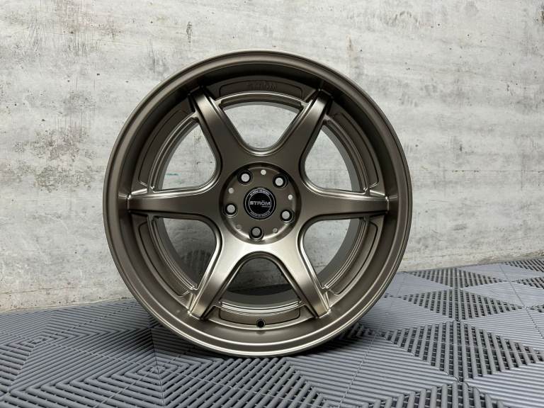 18" Inch Strom DSF45 Drift Wheels 5x114.3 Nissan silvia skyline R32 R33 Chaser JZX lexus IS200