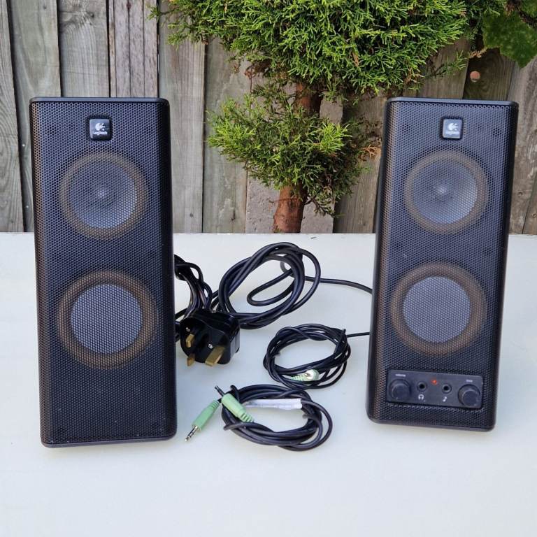 Logitech X-140 2.0 Channel Stereo Speakers Pair - Black