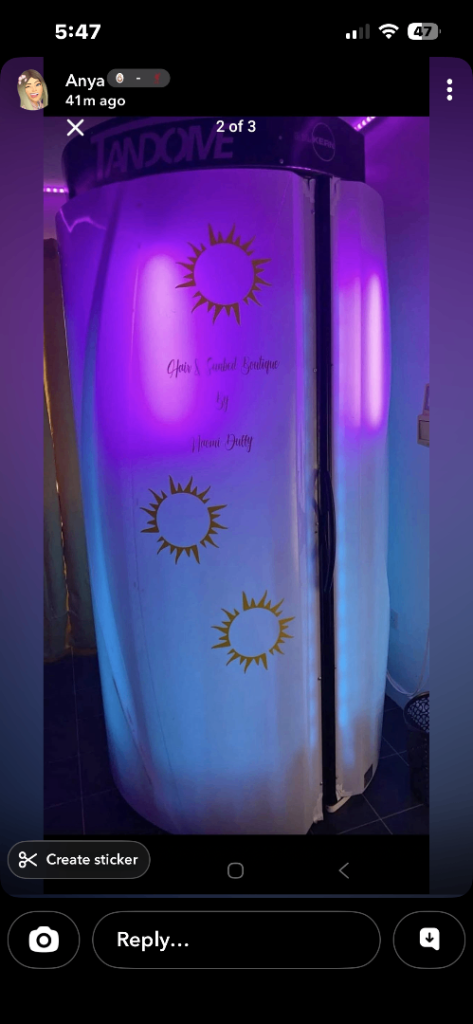 Large sunbed