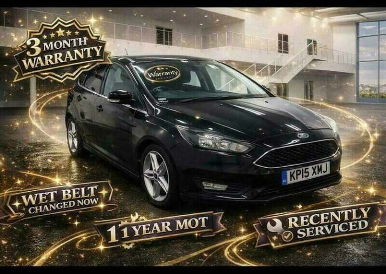  Ford Focus 1.0T EcoBoost Zetec Hatchback 5dr Petrol Manual Euro 6 (s/s) (125 ps) Petrol Manual