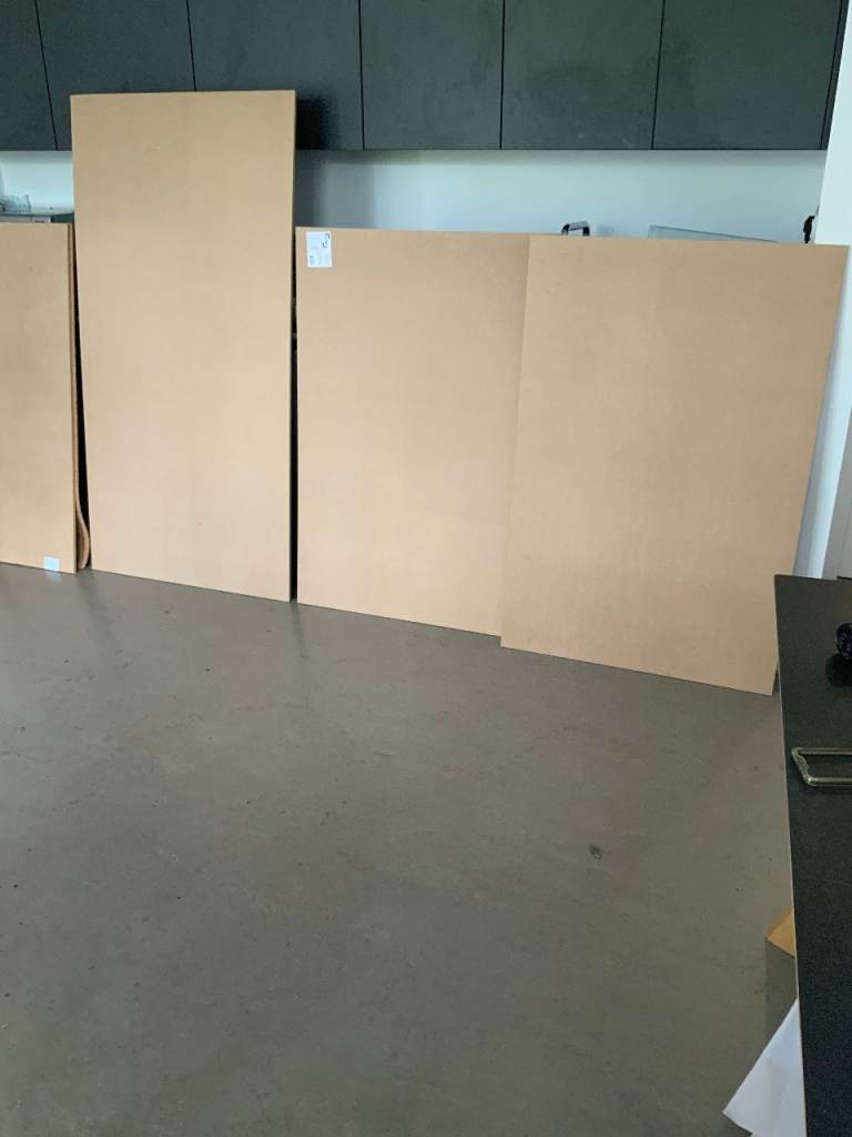 6 MDF Sheets – Various Sizes