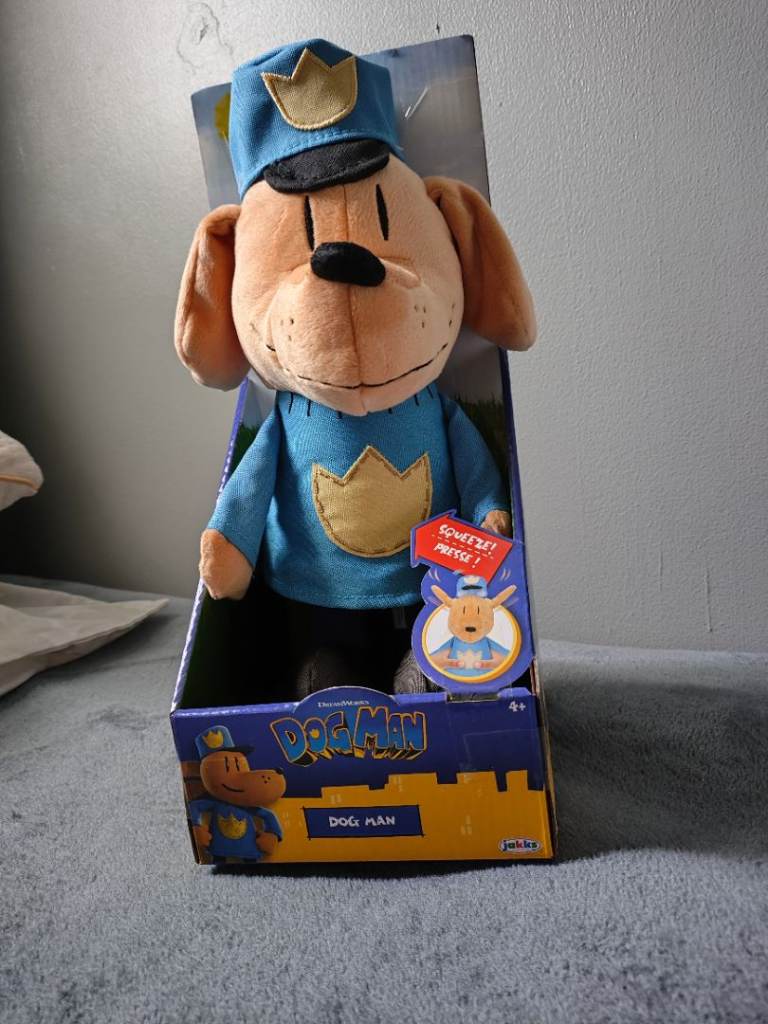 Dog man toy from movie 