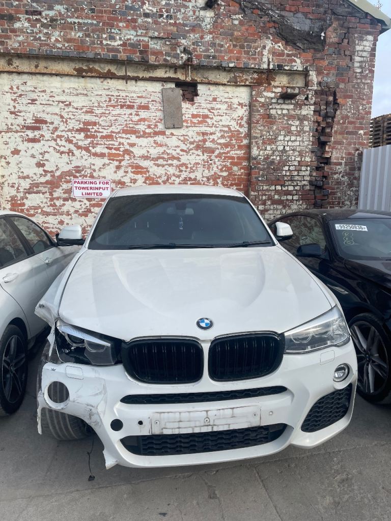 BMW F26 F25 XDRIVE30d BREAKING SPARE PARRS HEADLIGHT WING DOOR MIRROR REAR BUMPER TAILGATE AIRBAG