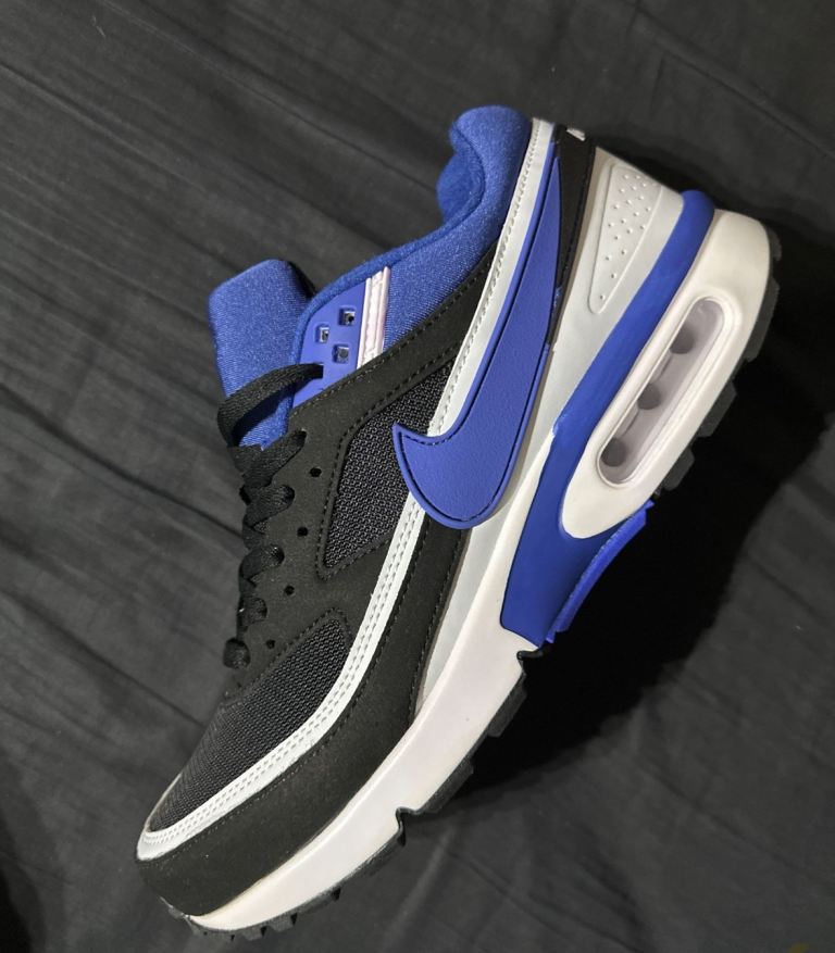 Nike Air Max BW Trainers - Persian, BRAND NEW Black, Blue MENS UK 10