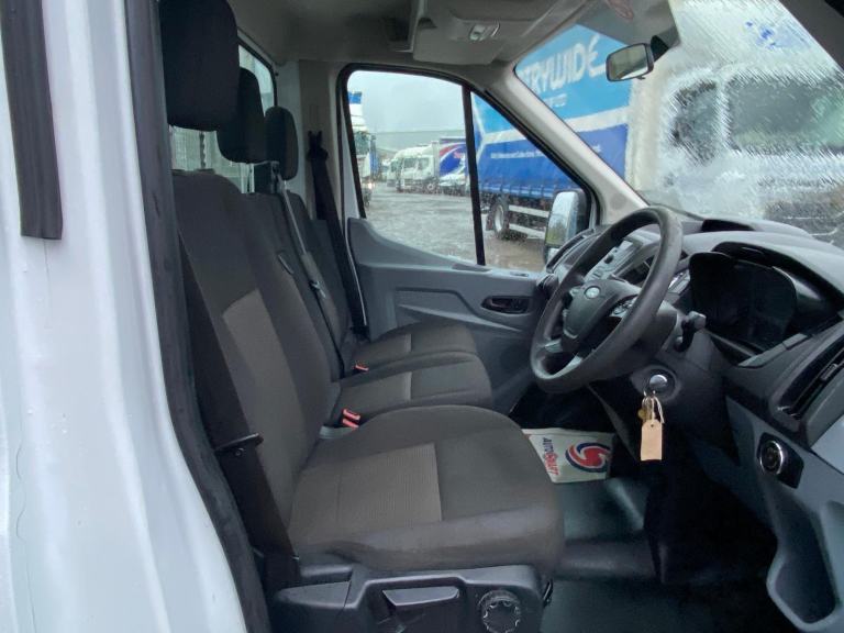 2018/68 FORD TRANSIT T350 2.0 ECOBLUE TDCI CAGED TIPPER WITH ALLOY DROPSIDES