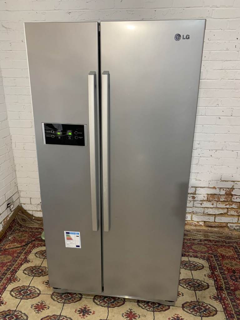 LG Grey Non Plumb American Fridge Freezer