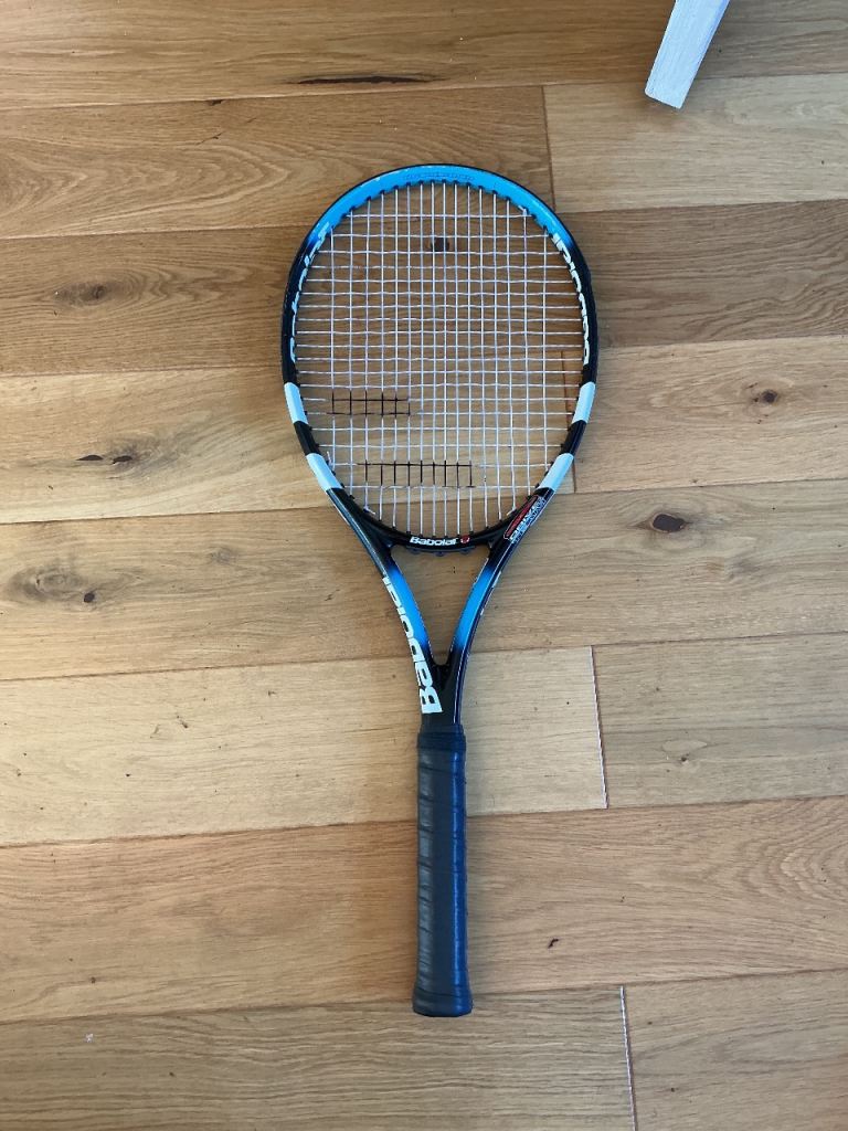 Babolat Pure Drive + Tennis Racket. Grip 3. Super Condition. New Restring 