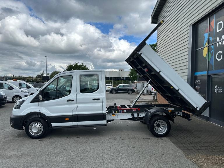 26 Reg, Ford Transit L3 Double Cab One Way Alloy Tipper