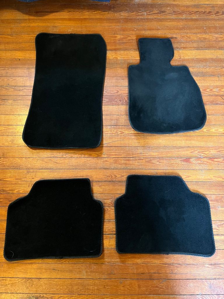 BMW 3 Series E90 E91 2005-2012 Tailored Carpet Car Floor Mats Black 4pc Set