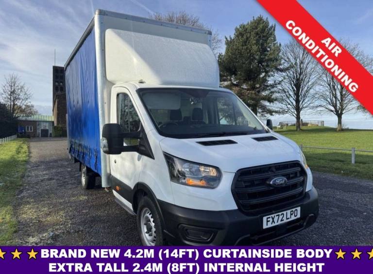 2022 Ford Transit 2.0 350 Leader 3.5t. L4 Lwb 4.2m Curtainside Tail Lift, Eu 6 130ps Curtain Side...