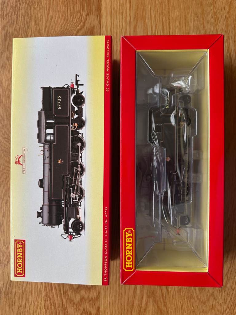 BR Thompson Class L1 2-6-4T 67735 Hornby - OO Guage - CAN POST IT TO YOU, PLEASE ASK