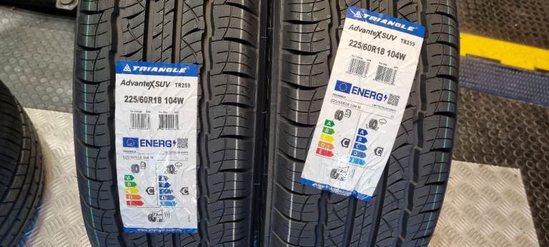 225 60 18   2 x tyres NEW!! Triangle Advante X SUV All Seasons