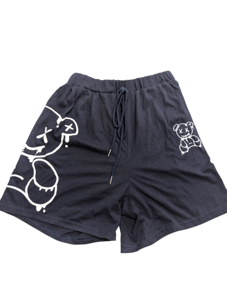 Cute and comfy – Romwe teddy bear black shorts (Size S)