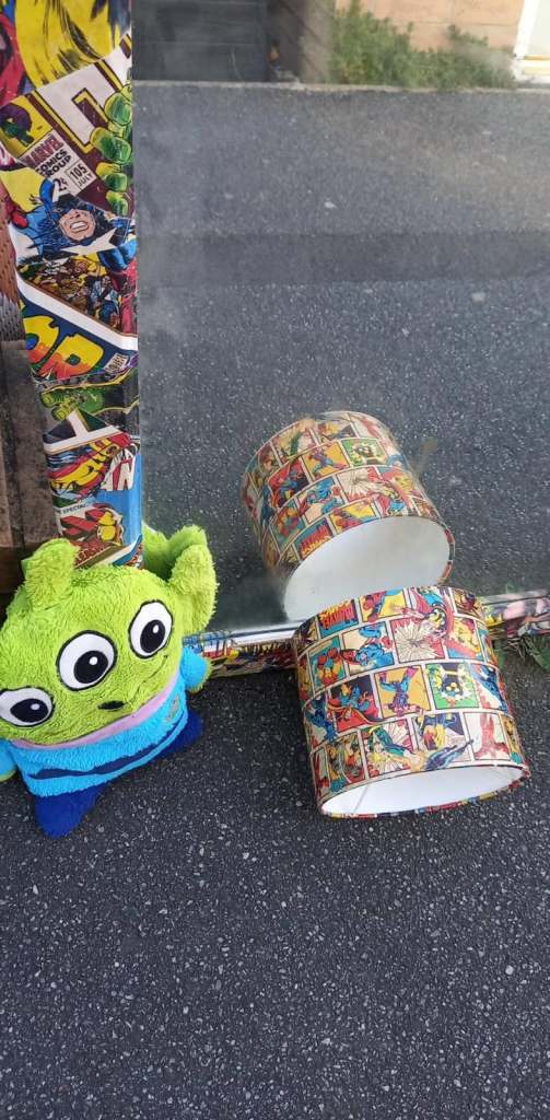 MIRROR - kids room theme , marvel , soft toy , lamp shade