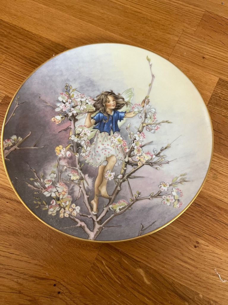 Blackthorn Fairy Collectible Plate by Cicely Mary Barker