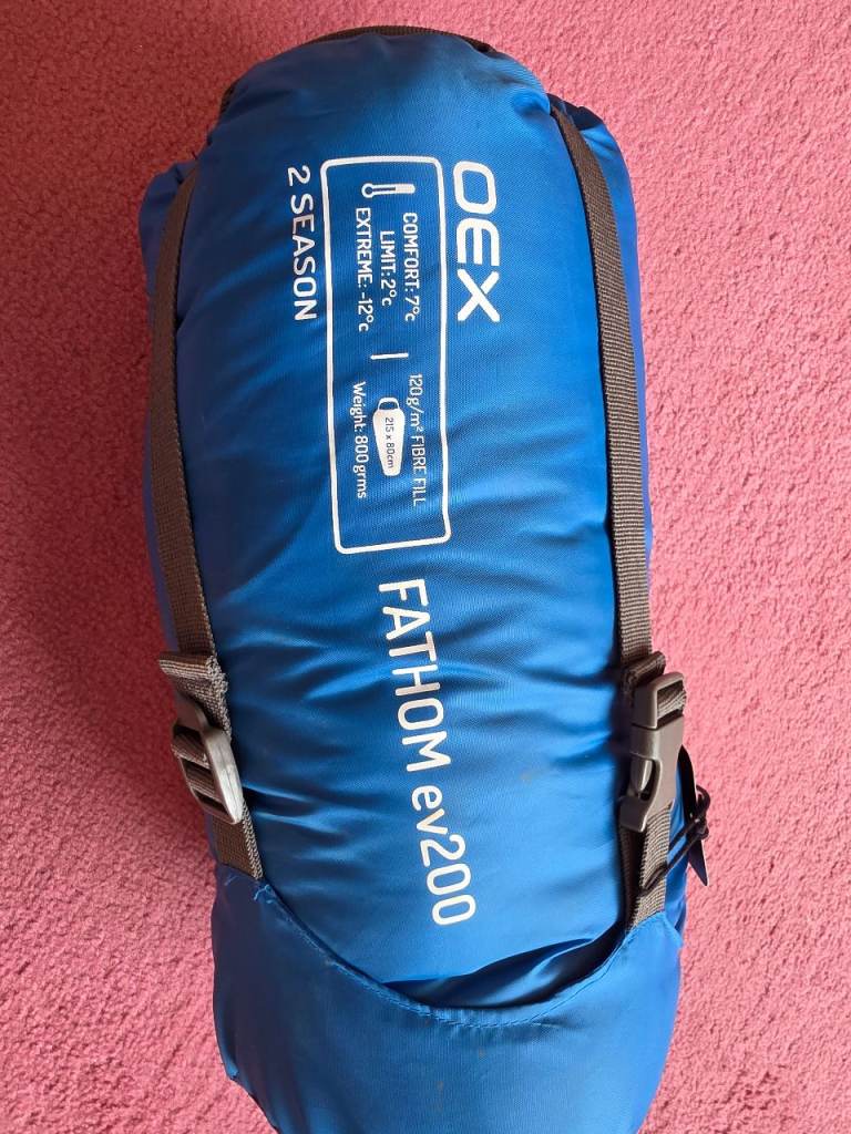 OEX Fathom EV200 Sleeping Bag – 2 Season, 800g