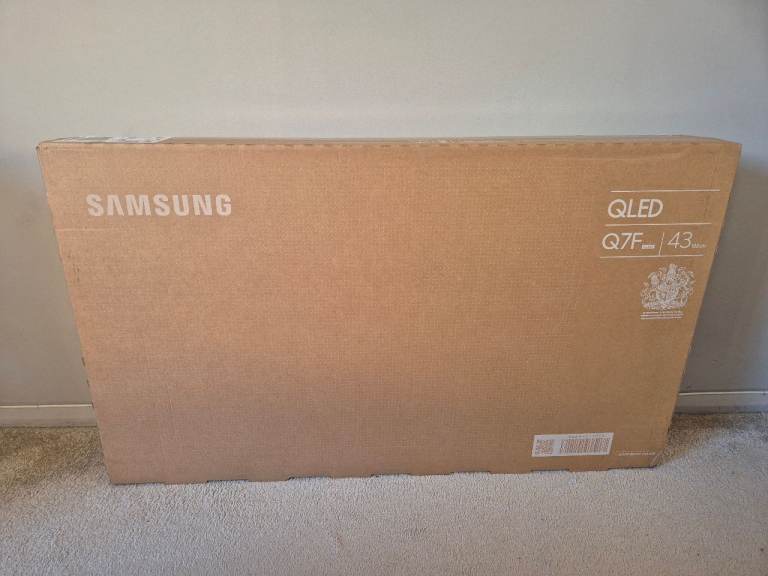 image for Samsung Q7F QLED 43" 4K Ultra HD Smart TV – Brand New / Boxed television