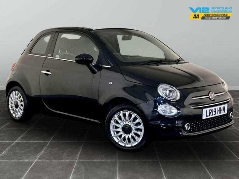 2019 Fiat 500 1.2 Lounge 2dr CONVERTIBLE PETROL Manual