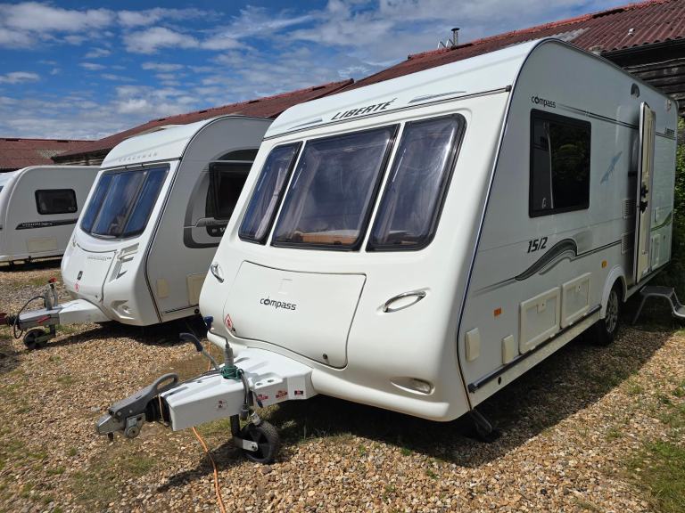 2007 Compass Liberte 15 2 Berth End Washroom Caravan, Motor Mover