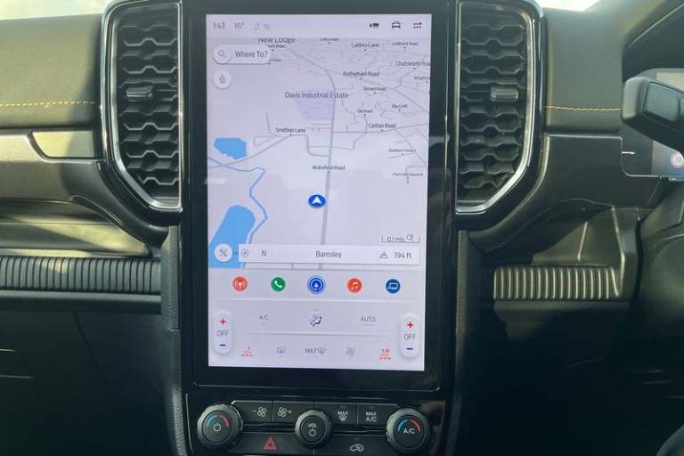 2025 Ford Ranger Wildtrak AUTO 2.0 EcoBlue 205ps 4x4 Double Cab Pick Up SATELLITE NAVIGATION Pick...