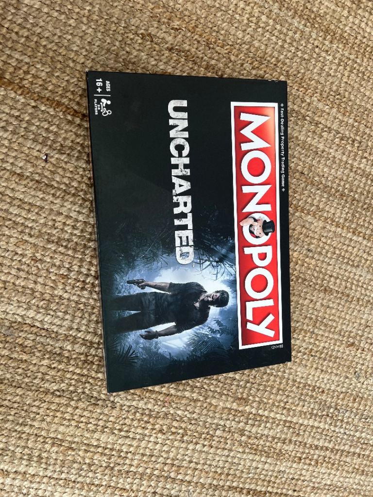 RARE Monopoly Uncharted Edition Board Game – New