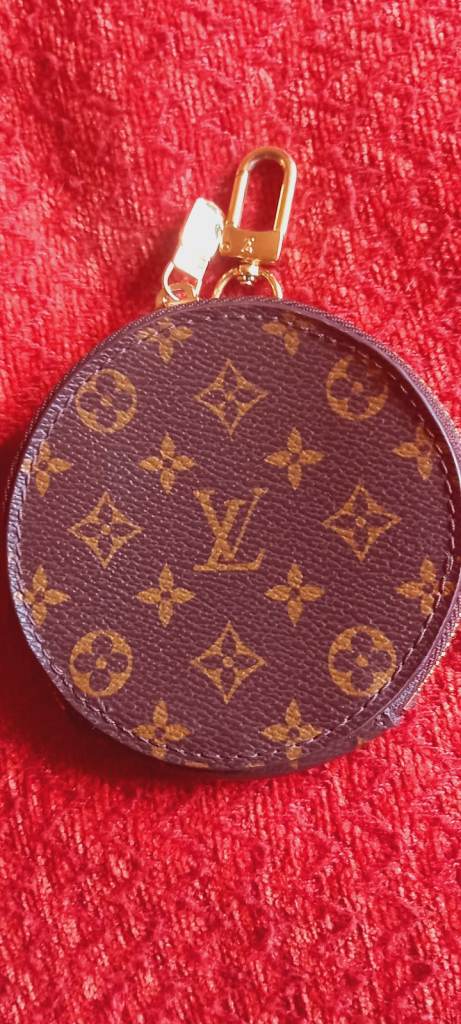 Louis Vuitton Mini Monogram Round Coin Purse 