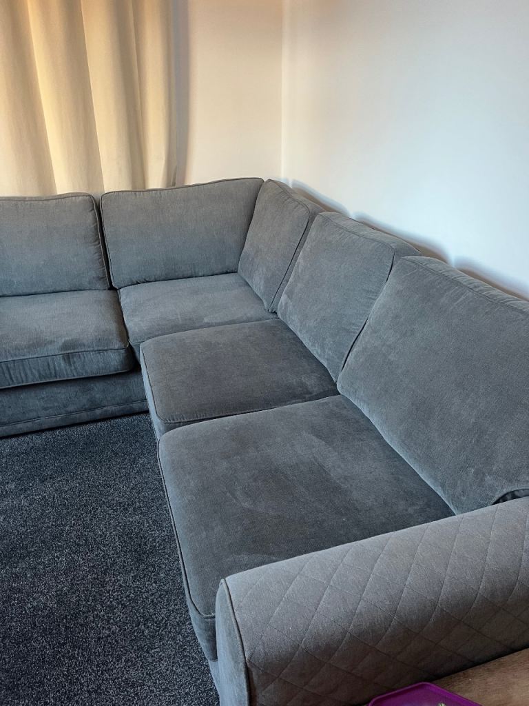 Grey Corner Sofa Brand New