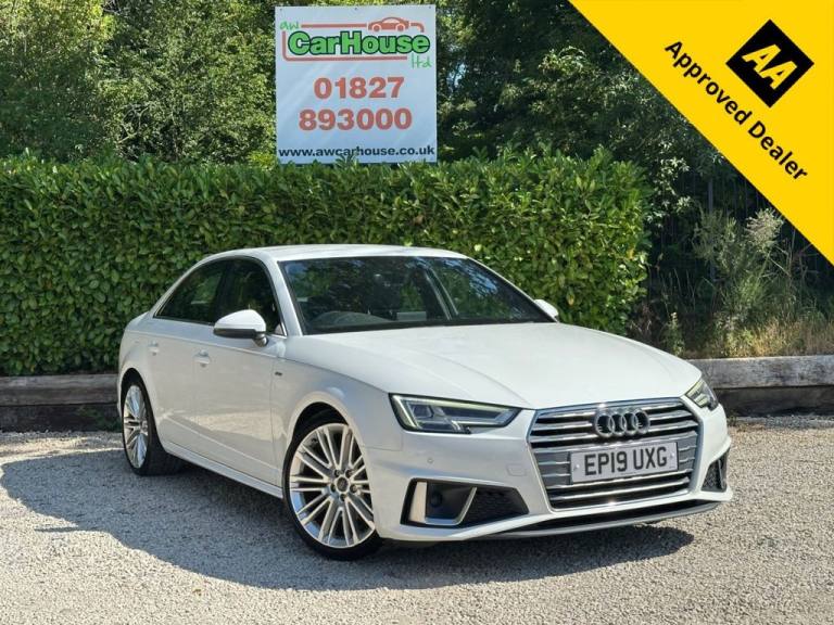 2019 19 AUDI A4 2.0 TFSI 35 S LINE SALOON 4DR PETROL S TRONIC EURO 6 (S/S) (150