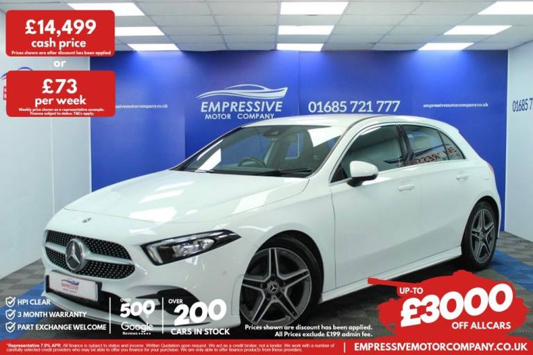 2018 68 MERCEDES-BENZ A-CLASS 1.3 A200 AMG LINE (EXECUTIVE) HATCHBACK 5DR PETROL